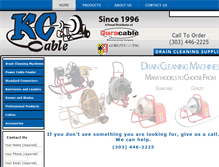 Tablet Screenshot of kc-cable.com